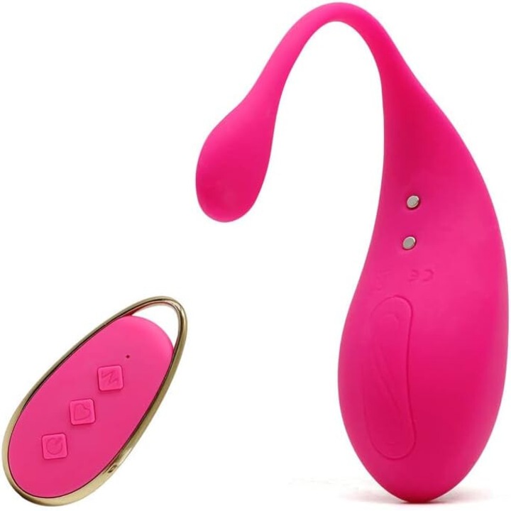Lady Vibrátor G-ponttal és Klitorisz stimulációval, 10 vibrációs mód, USB töltés, csendes üzemmód, vízálló, puha szilikon
