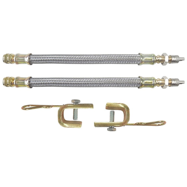 Set de carlige J placate cu zinc, Enforose, material rezistent, instalare usoara, 2 bucati
