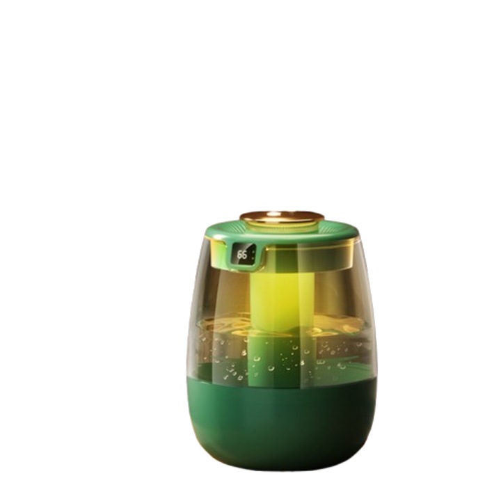 Umidificator de ceata, dormitor, birou, reduce disconfortul respirator, silentios, lumina de noapte