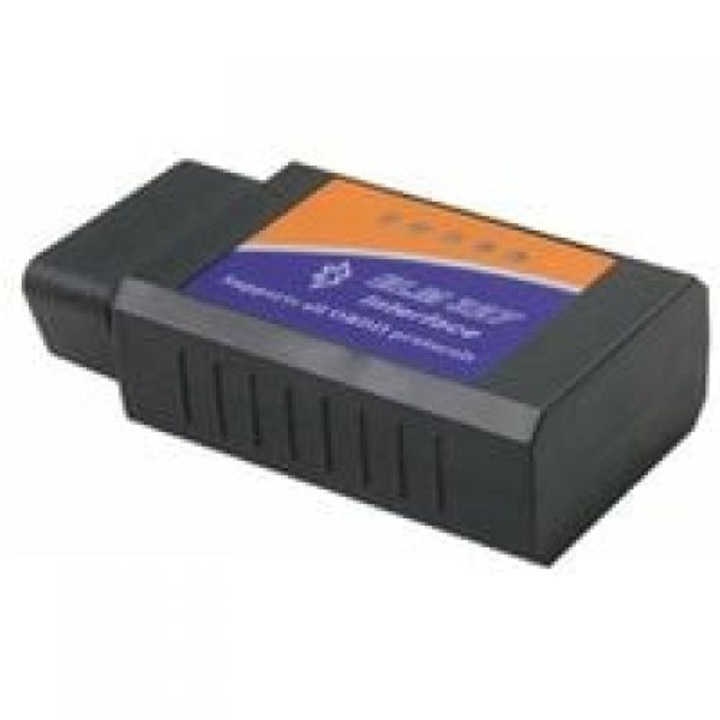 OBD2 WiFi diagnosztikai interfész BGHYHYHI, méretek 87x47x25mm, IOS és Android támogatás