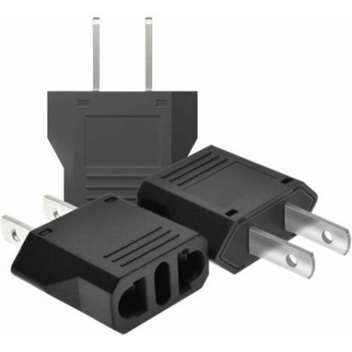 Adaptor priza de calatorie 0805BM-BST3154990, convertor la tip A (SUA), negru