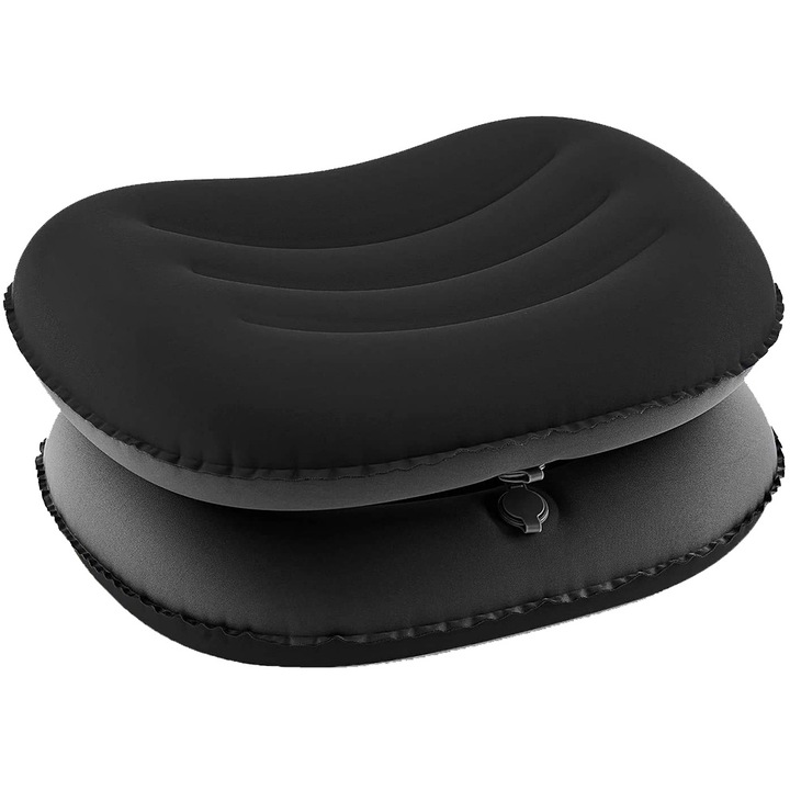 Комплект от 2 надуваеми къмпинг възглавници, 90 г/бр., водоустойчиви, удобни, за плаж и туризъм