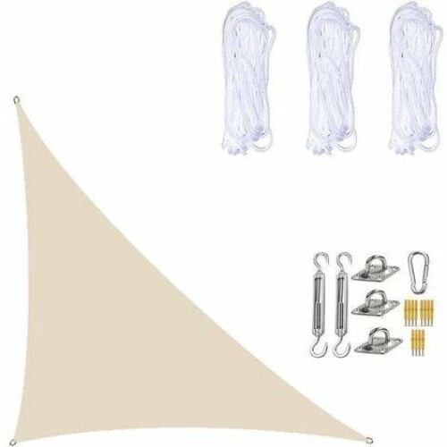 Parasolar triangular, BGHYHYHI, 3x4x5m, impermeabil, protectie UV