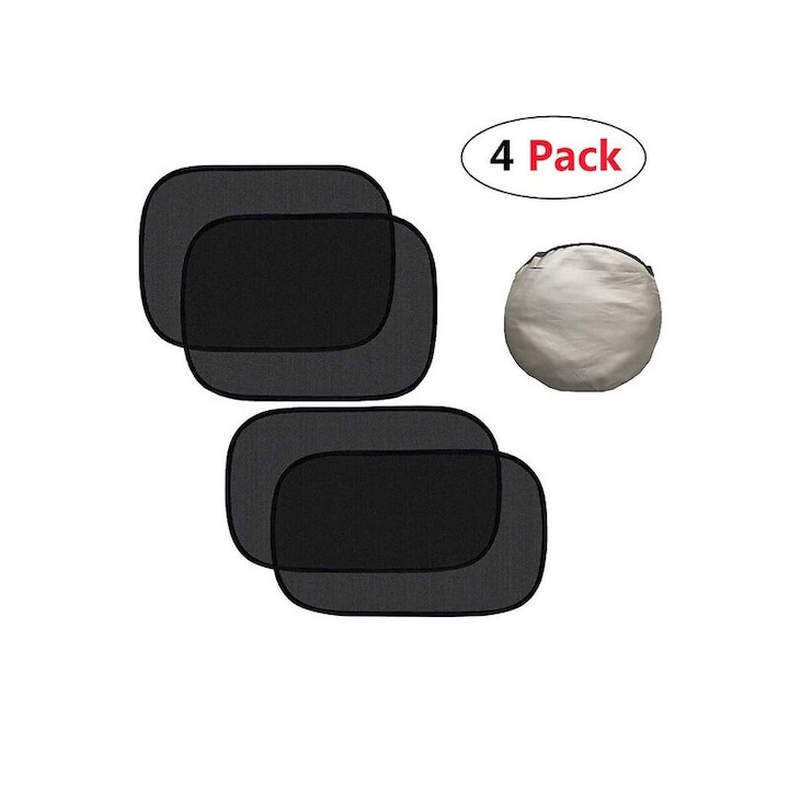 Автомобилен сенник | Сенник за автомобилни стъкла | Автомобилна защита от UV лъчи/слънчева светлина | Самозалепващ се сенник с чанта за съхранение за деца, бебета, домашни любимци, възрастни | Бла