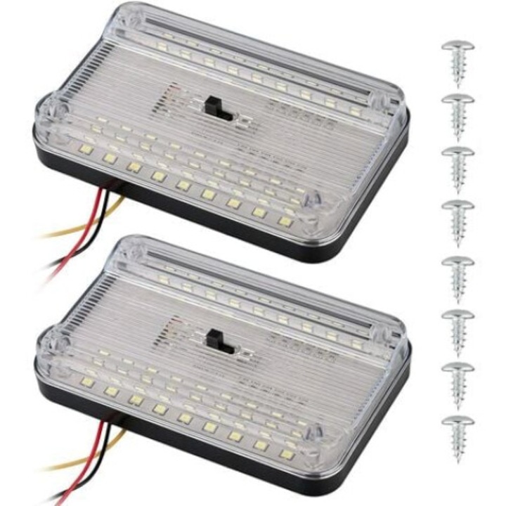 2 darabos LED Auto lámpa készlet, BGHYHYHI, fehér, 12V, 36LED