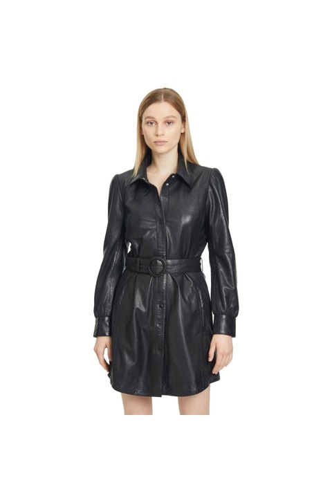 GWLygia fekete cigány női bőr ruha