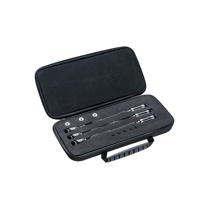 Set indicatori MCX Stainless - Mivardi, carbon, 3 piese, reflexiv