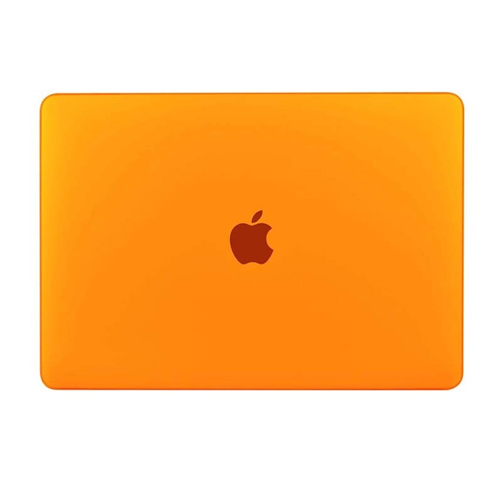 Laptop tok MacBook Air 13 hüvelykes A1466/A1369-hez, védelem, rápattintható kivitel, narancs