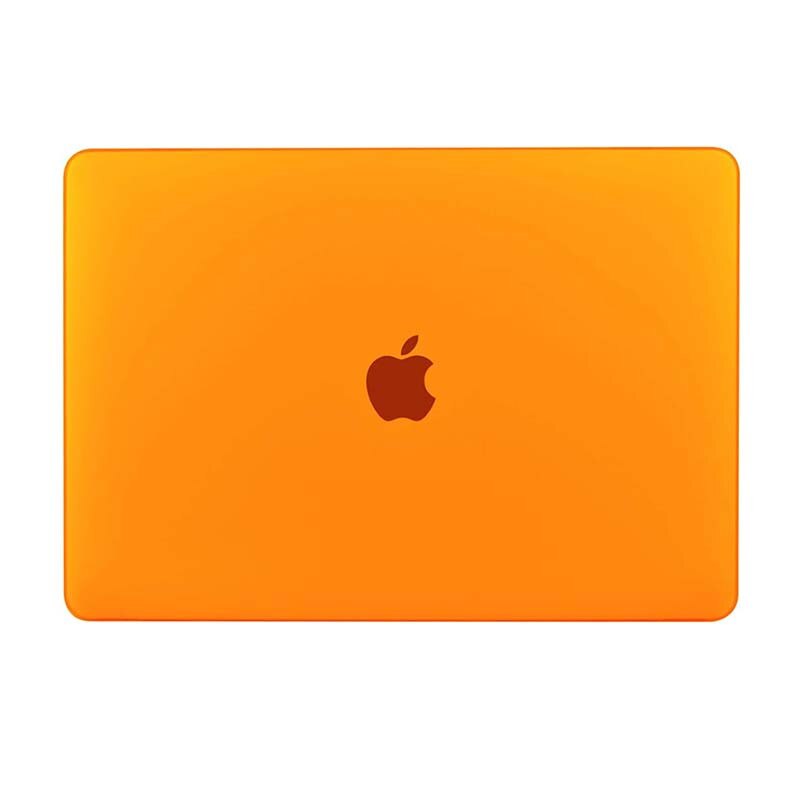 Husa pentru laptop, compatibila cu MacBook AirA2337 A2179 13,3 inch, material PVC, portocaliu apus, antiderapant