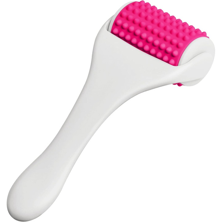 Aparat de masaj manual, Cozevdnt, roller pentru masaj cu 180 puncte de presiune, silicon, portabil