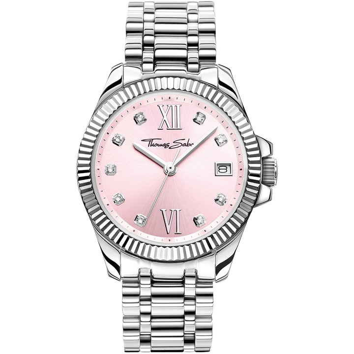 Thomas Sabo Quartz női karóra, 33mm, 10ATM, Ezüstszín