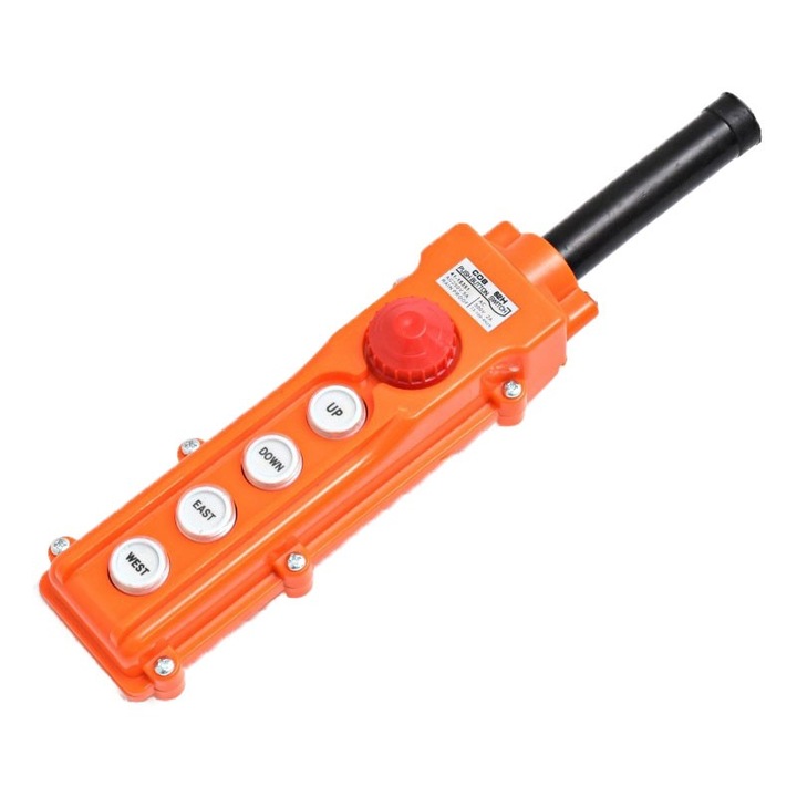 Intreupator Macara Tip COB 62H, 5A, Portocaliu – Comutator Electric pentru Controlul Echipamentelor de Ridicat