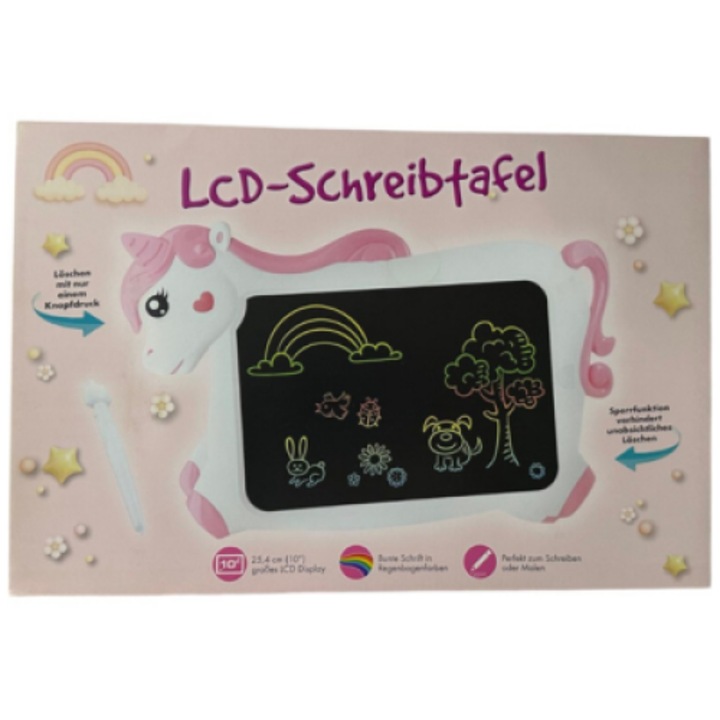 Tablita de scris colorata, Clini LCD, 33x21cm