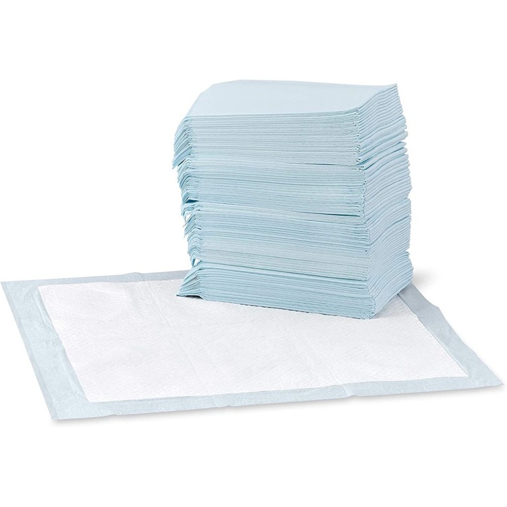 Covoras absorbant pentru antrenament caini si pisici Herusi 33x45cm set 100 bucati