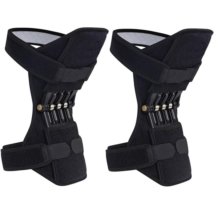 Genunchier Enforose, suport pentru genunchi, material respirabil, ajustabil, pentru activitati sportive, set.