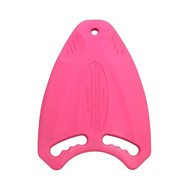 Placa de inot pentru copii si adulti, AMRINUGL, model rechin, doua culori, material EVA, rezistent la apa, 30x45cm