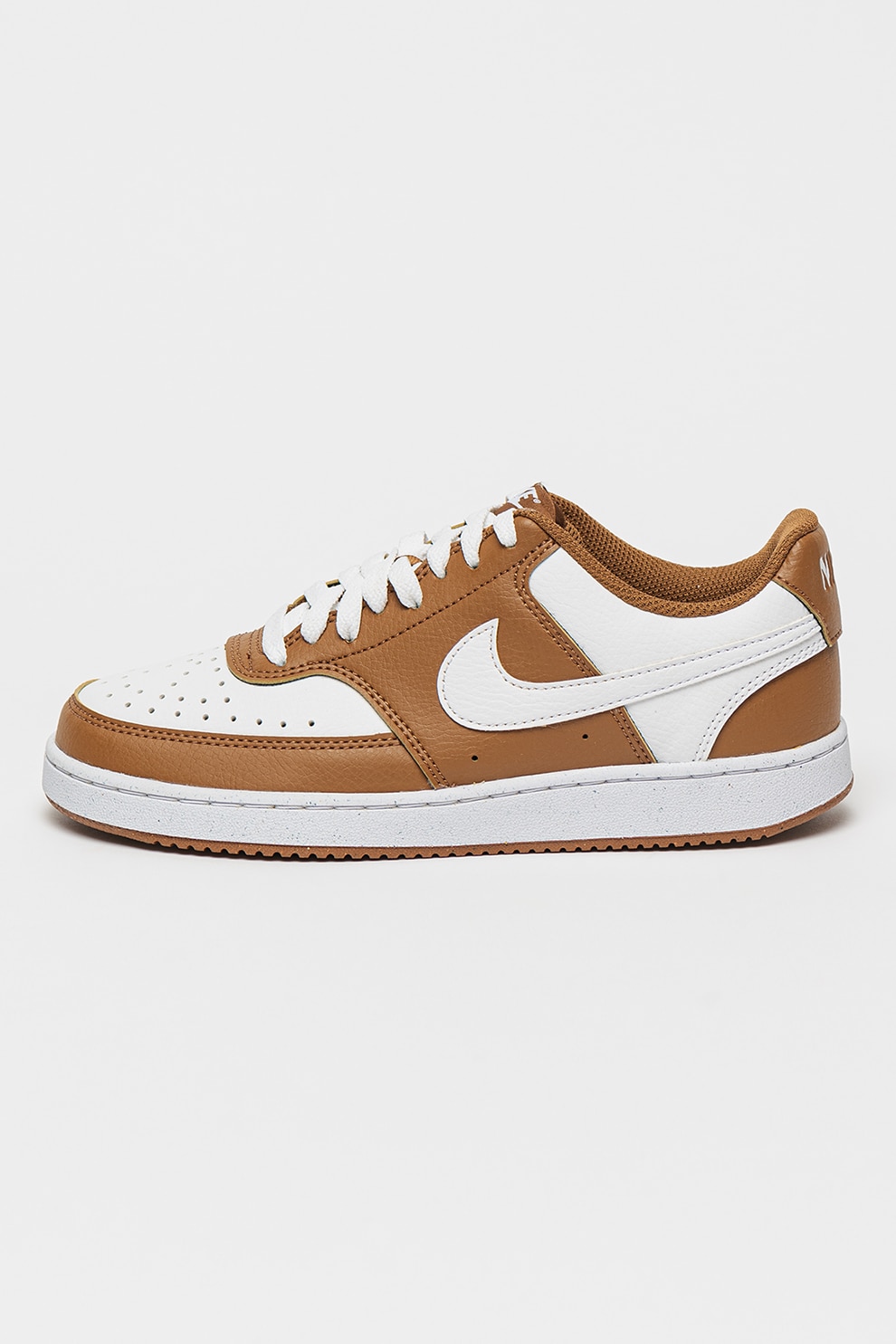 Nike, Pantofi sport Court Vision Low Next Nature din piele