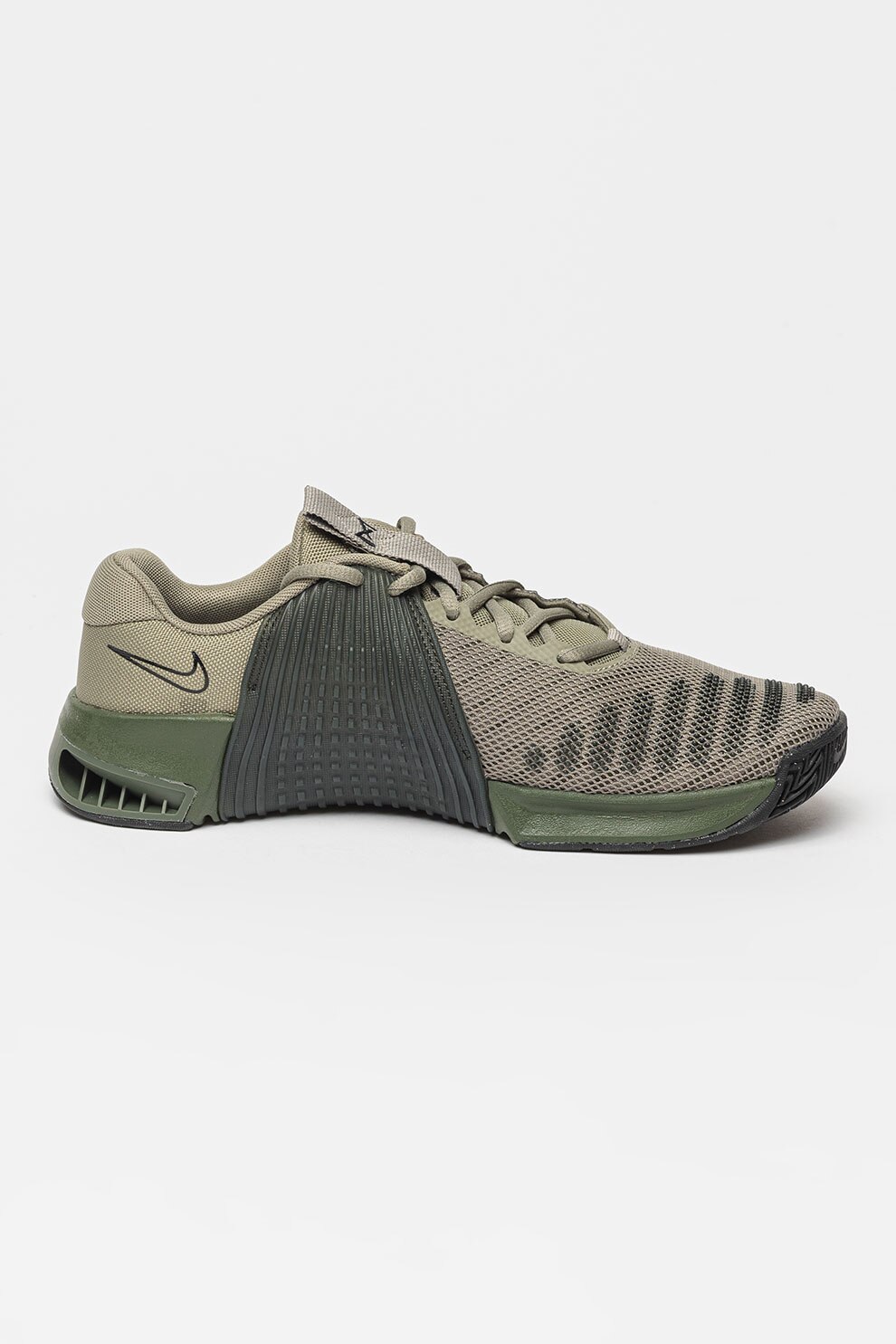 Nike, Pantofi low-cut pentru fitness Metcon 9, verde militar