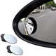 Set 2 oglinzi auto suplimentare, rotire 360°, HD, 2 inch, argintiu