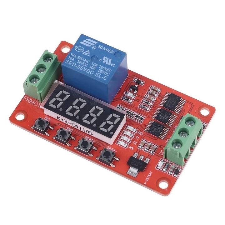 Modul multifunctional cu releu temporizator FRM01 autoblocant, 5V