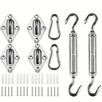 Kit de montaj pentru umbrele, 5 inch, accesorii din otel inoxidabil 304