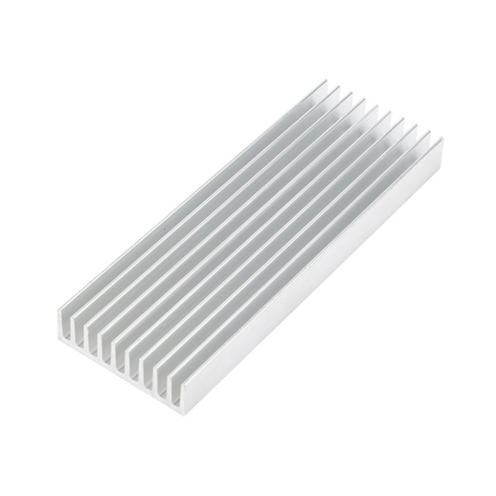 Extrudált radiátor, alumínium, 100 x 35 x 10 mm