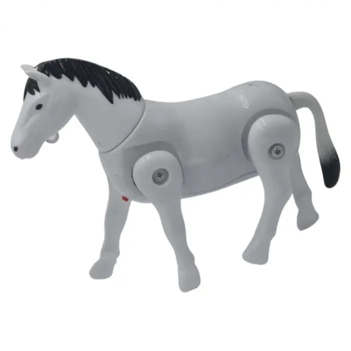 Jucarie Calut Interactiv, Dansator, Plastic, Alb, Ventuza, 16 x 15 cm, Dalimag