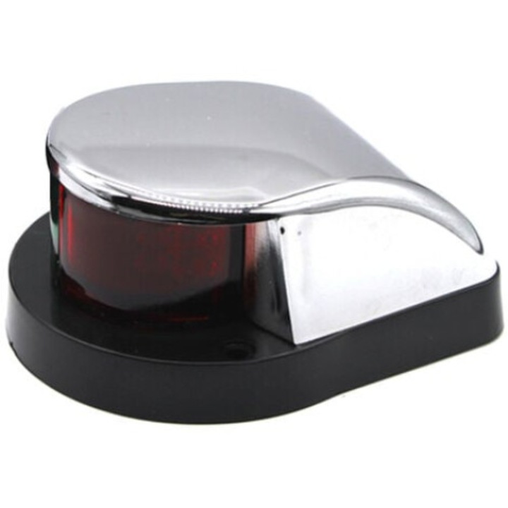 Lampa de navigatie marina AMRINUGL, DC12V, 12LED, rezistenta la coroziune, impermeabila IP67, semnalizare cu LED-uri rosii si verzi