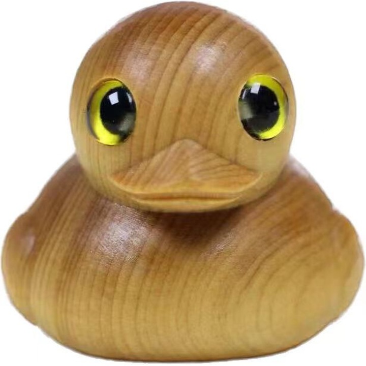 Statueta din lemn, model rata, decorativa, Obiecte decorative, 3.83x3.37cm