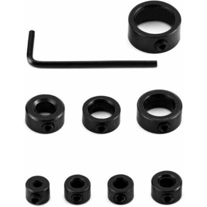 Set Opritoare pentru burghie, AMRINUGL, 9 Piese, 3 / 4 / 5 / 6 / 8 / 10 / 12 / 16 mm, Negru