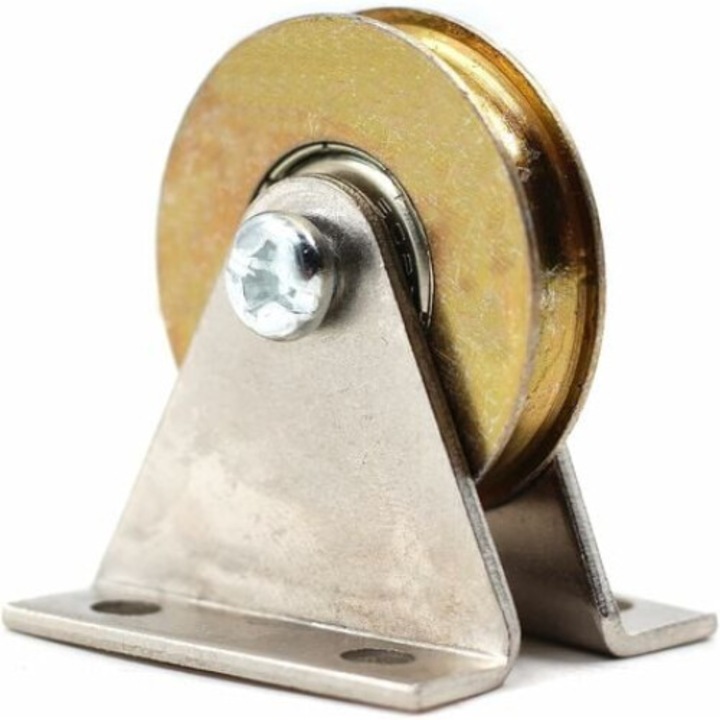 Set 2 role cu rulment AMRINUGL, capacitate 100 kg, diametru 38 mm, pentru cablu de 1/4"