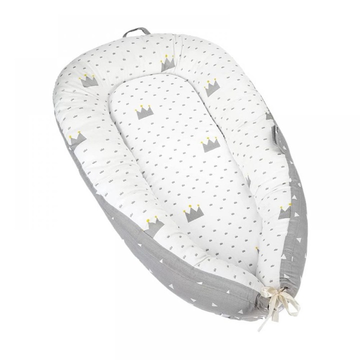 Fészek 2 db, utazóágy babáknak, AMRINUGL, tarka