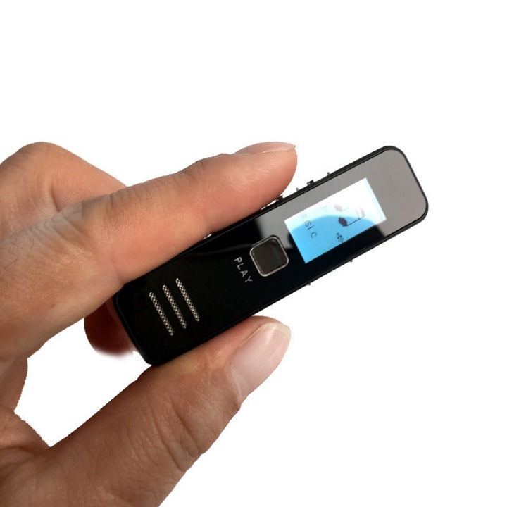 Цифров рекордер, AMRINUGL, 64GB, черен, компактен, преносим