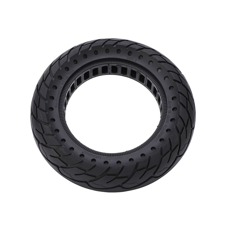 Anvelope trotineta 10x2.5 inch, AMRINUGL, design fagure, pentru modele electrice