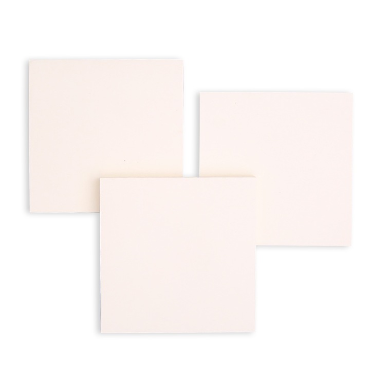 Blocnotes adeziv AMRINUGL, alb si maro, 7.3x7.3cm, set 1 buc.