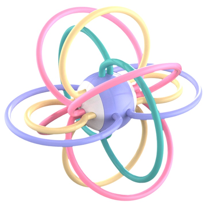 AMRINUGL сензорна топка за зъби, пластмаса, размери S 10x7.5cm и L 15x15cm