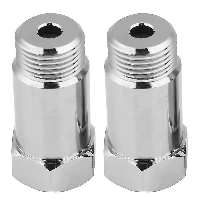 2 db O2 szenzor hosszabbító adapter készlet, AMRINUGL, ezüst, 45 mm, könnyen szerelhető