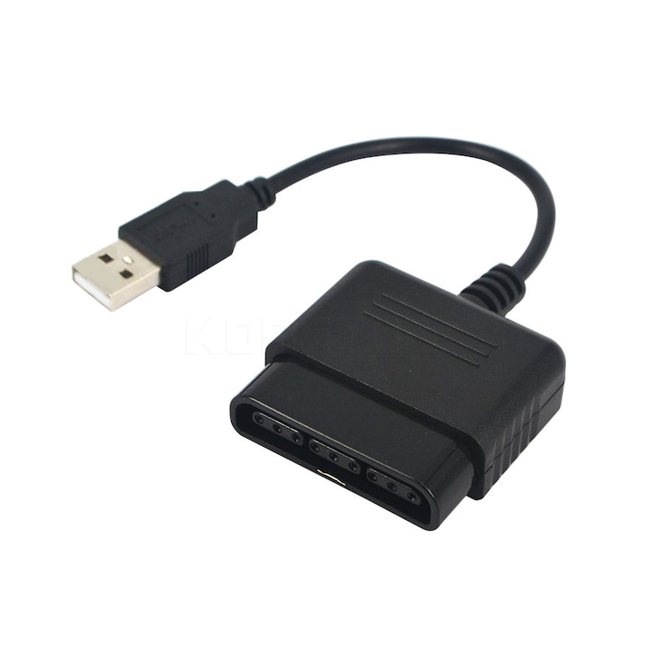 PS2 - PS3/PC átalakító, adapter PS2 kontrollerekhez, kibővített kompatibilitás, nincs külső tápegység