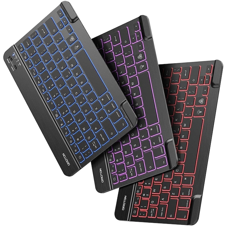 Set tastatura si mouse Forev FV-68, 104 taste, design ergonomic, negru, dimensiuni 440x140x23mm