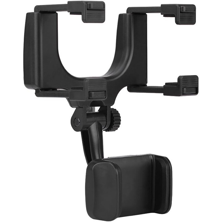 Suport telefon auto AMRINUGL, montare pe oglinda, brat ajustabil, rotire 360°, 5-9 inch
