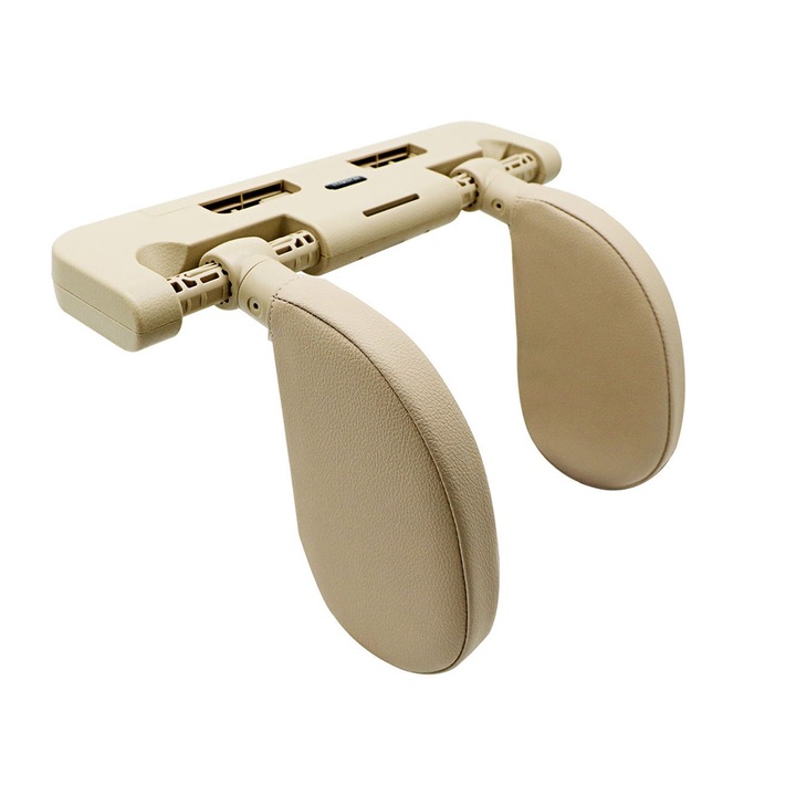 Регулируема възглавница за врат, AMRINUGL, бежова, 36x22x13cm, опора за деца и възрастни