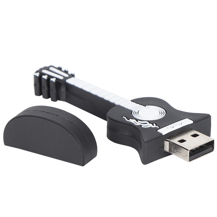 Memorie USB AMRINUGL, forma chitara, portabila, 8GB, USB 2.0, multicolor