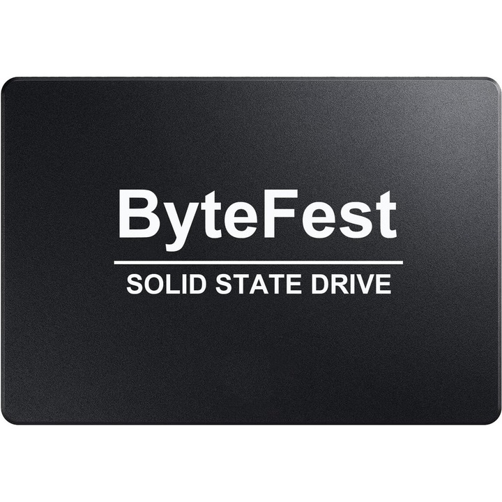 ByteFest SSD 256GB SATA III 2,5 инча 7 мм вътрешен твърдотелен диск, надстройка за съхранение за лаптопи и настолни компютри
