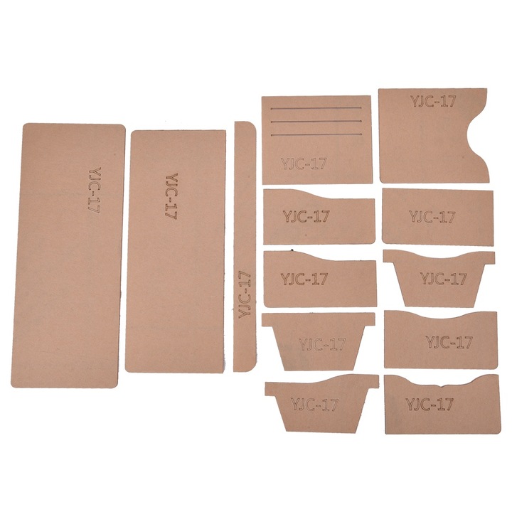 Sablon portofel scurt, AMRINUGL, acrilic transparent, set sablon pentru poseta DIY