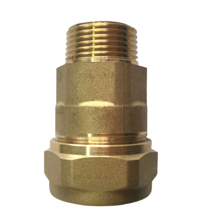 Месингова бърза връзка, за метални тръби, FE, 1"