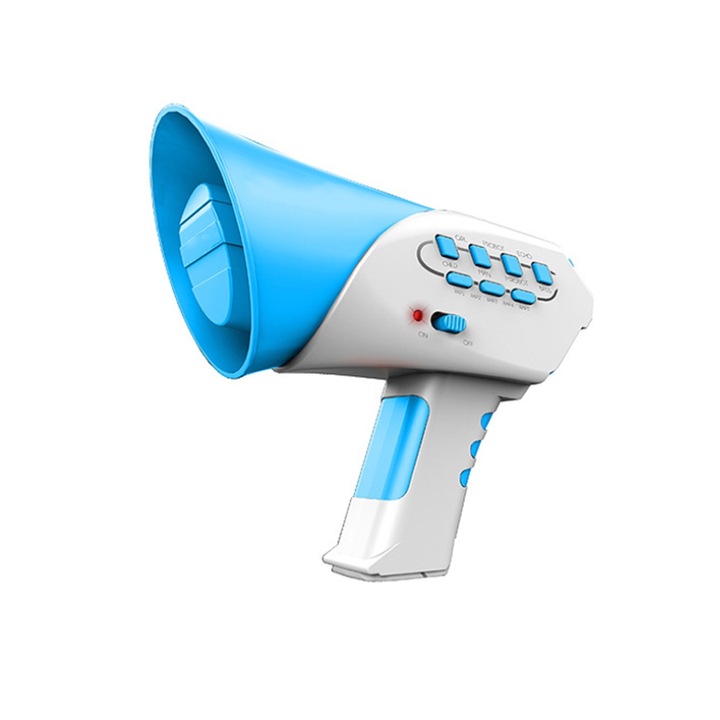 Játék mikrofon hangváltóval, gyerekeknek, hordozható, bulikba