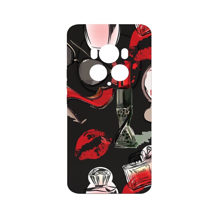 Силиконов калъф BestCase за Honor Magic6 Pro, Fashion, SLIM 1.2MM, Microfiber interior, Premium Soft Liquid Silicone, Black, PB 54