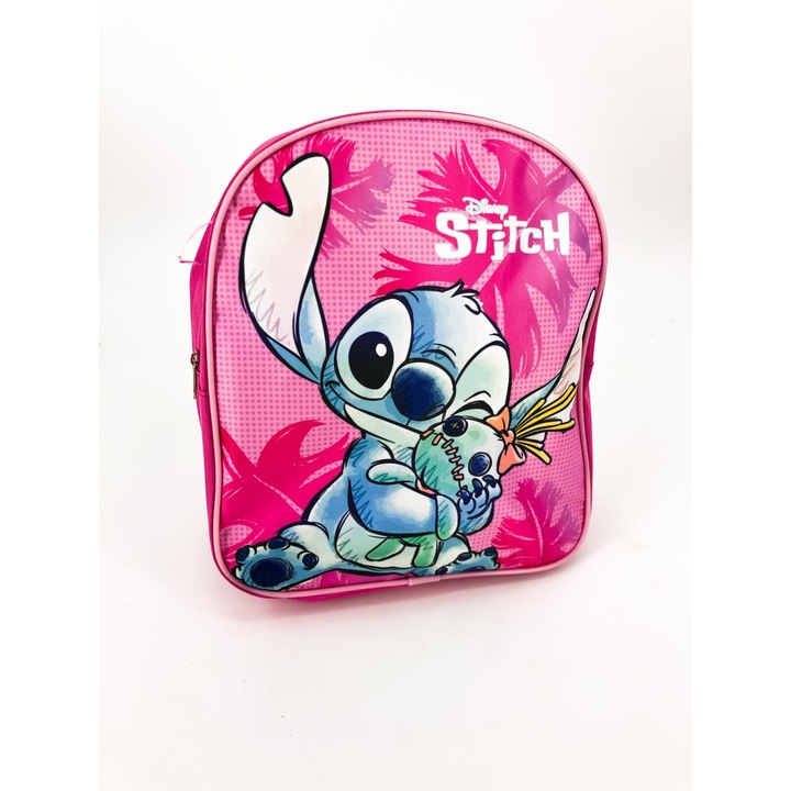 Stitch, lány, gyerek, ovis, hátizsák, rózsaszín, 30X26X10CM