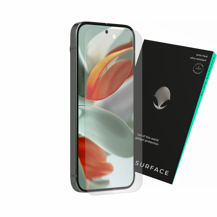 Védőfólia Google Pixel 9 Pro telefonhoz, tokkal kompatibilis képernyővédő, Alien Surface