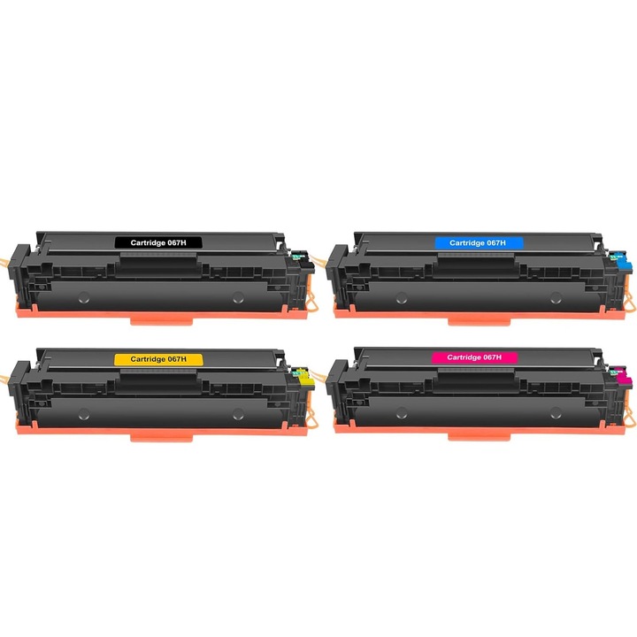 NEW-TON, 4 db CRG-067H tonerkészlet, fekete, kék, piros, sárga, 10100 oldal kompatibilis Canon i-SENSYS LBP631Cw / i-SENSYS LBP633Cdw Canon i-SENSYS MF651Cw / i-SENSYS MF655Cw / i-SENSYS MF655CdYSw